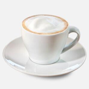 Cafe Snow in einer weißen Tasse
